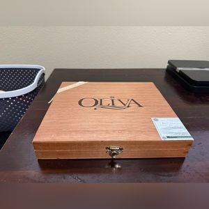 Olivia Wooden Cigar Box with Dividers